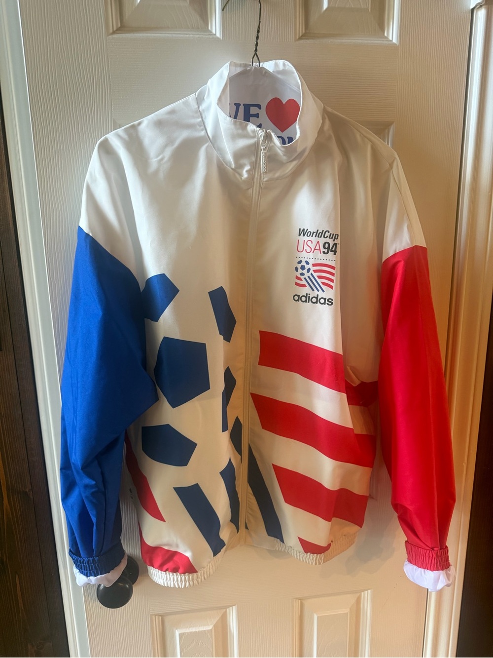 adidas White Red & Blue World Cup USA 94 Jacket